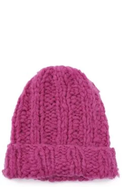 Handgestrickter Beanie Aus Cashmere