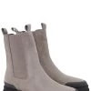 Chelsea Boots Point Aus Nubukleder -Modekleidung 63408 1 large