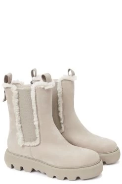 Chelsea Boots Shot Mit Lammfell