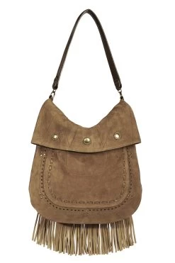 Schultertasche Jerry L Velours