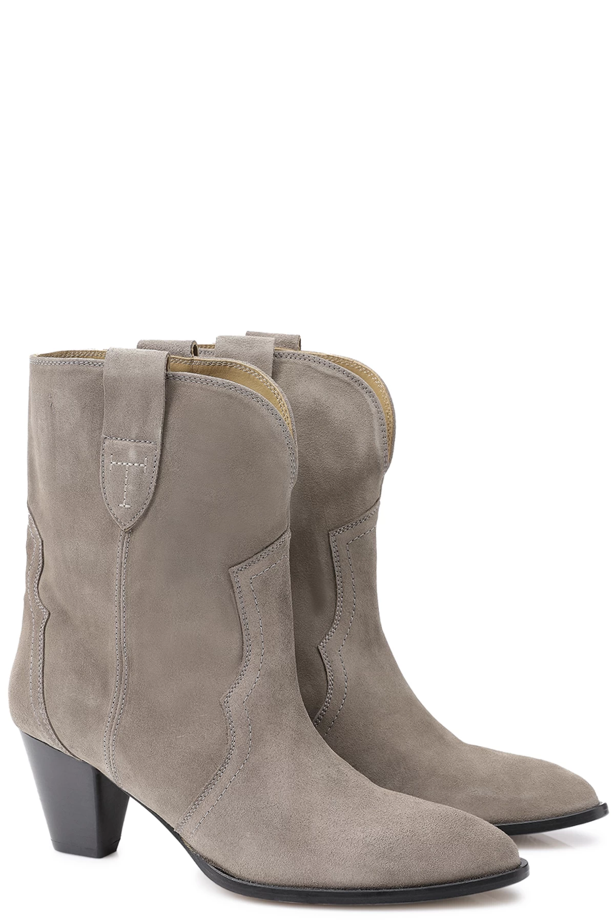 Booties Aus Veloursleder 3 Booties Aus Veloursleder
