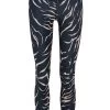 Active-Leggings Mit Zebra-Print