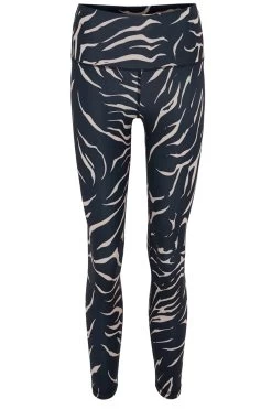 Active-Leggings Mit Zebra-Print