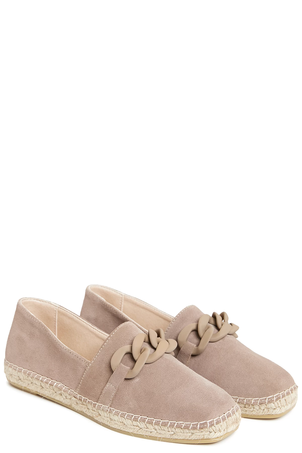 Chain Loafer Aus Veloursleder 3 Chain Loafer Aus Veloursleder