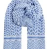 Cashmere Schal Pali Skyblue